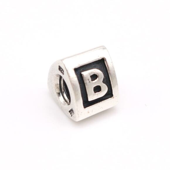 Authentic PANDORA ALPHA Letter Initial "B" Retired Charm- 790323B - Picture 6 of 9